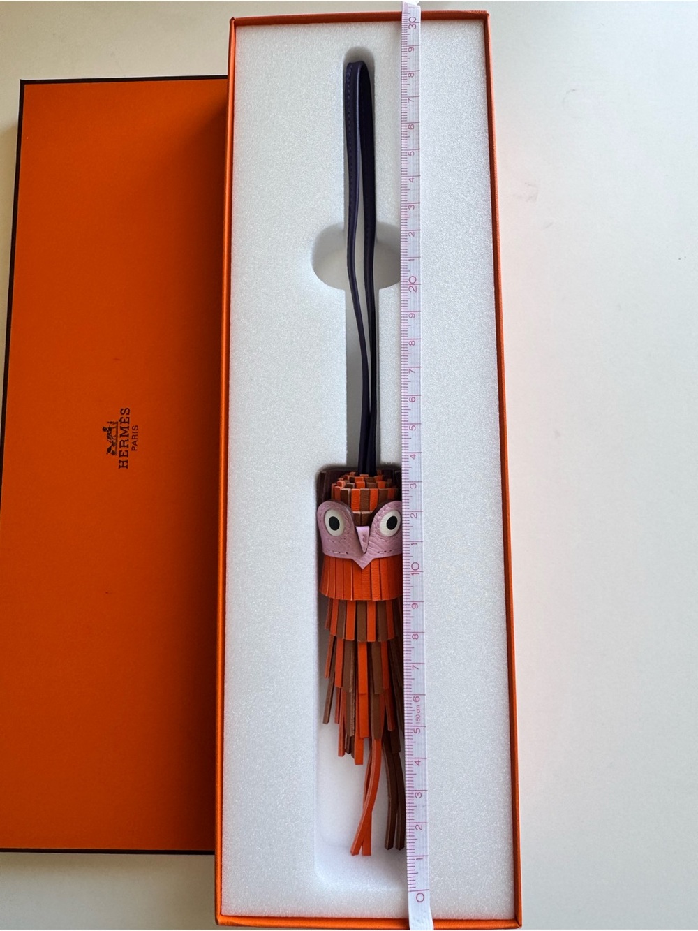 💞Authentic💞Hermes Chouette Bag Charm - BRAND NEW/ NEVER WORN - Picture 10 of 12